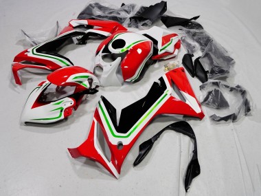 Descuento Carenados Moto Honda CBR650R 2021-2023 - Blanco Rojo Verde Negro