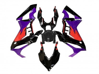 Descuento Carenados Moto Honda CBR650R 2021-2023 - Púrpura Rojo Negro Brillante