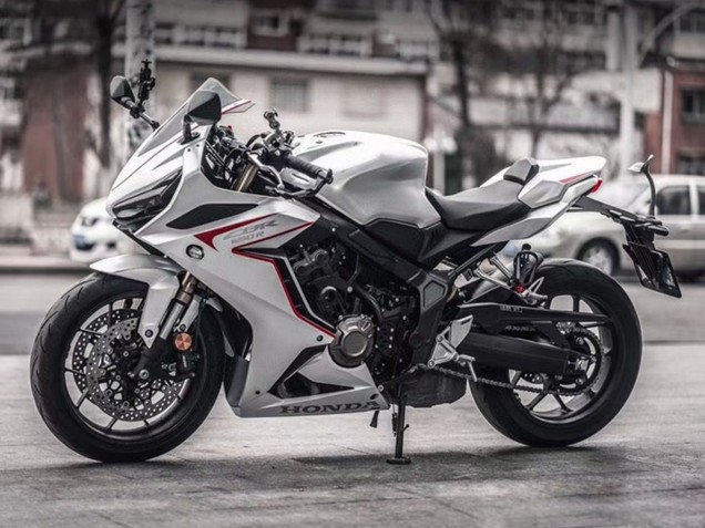 Descuento Carenados Moto Honda CBR650R 2021-2023 - Blanco Rojo Negro