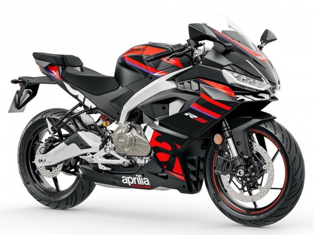 Descuento Carenados Moto Aprilia RS457 2024-2025 - Negro Mate Rojo