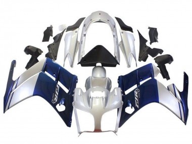 Descuento Carenados Moto Yamaha FJR1300 2007-2012 - Azul Oscuro Plata