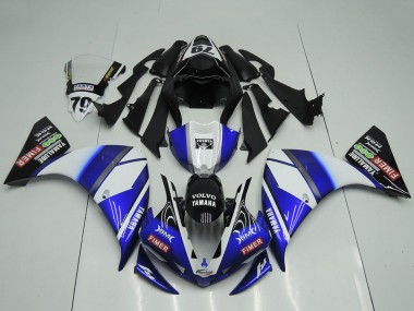 Descuento Carenados Moto Yamaha YZF R1 2009-2011 - Blanco Azul Negro Sterilgarda