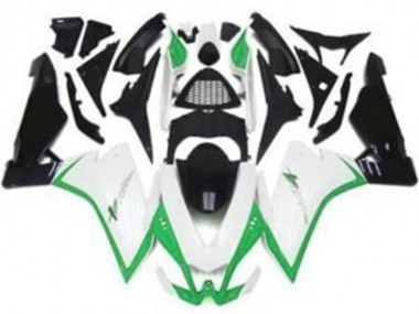 Descuento Carenados Moto Aprilia RSV4 1000 2009-2015 - Blanco Verde Negro