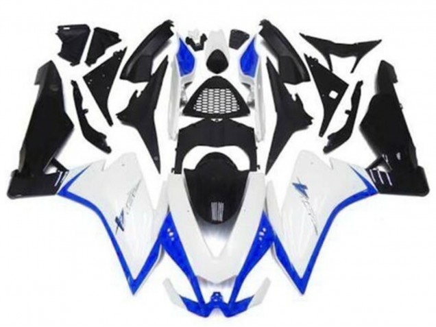 Descuento Carenados Moto Aprilia RSV4 1000 2009-2015 - Blanco Azul Negro