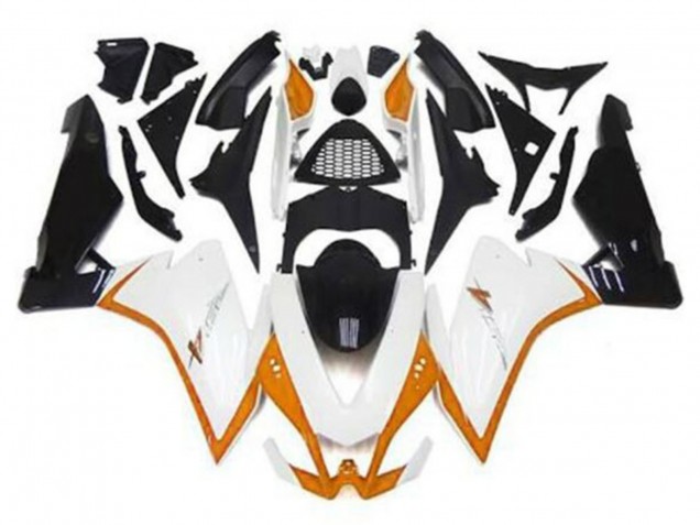 Descuento Carenados Moto Aprilia RSV4 1000 2009-2015 - Blanco Naranja Negro