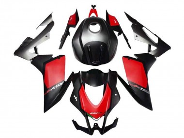 Descuento Kits Carenado Moto Aprilia RSV4 1000 2009-2015 - Negro Mate Rojo Gris