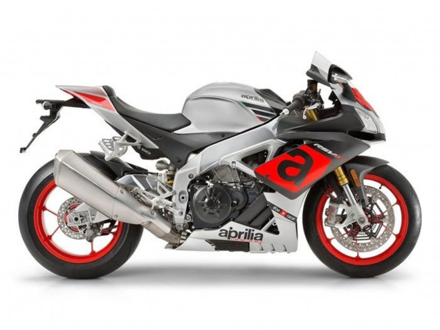 Descuento Carenados Moto Aprilia RSV4 1000 2009-2015 - Plata Rojo Negro