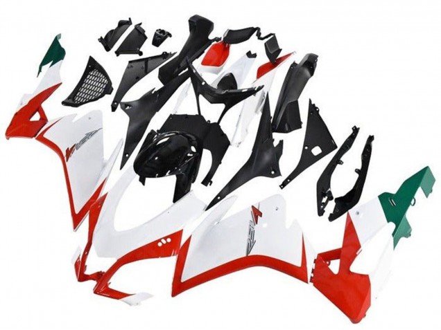Descuento Carenados ABS Aprilia RSV4 1000 2009-2015 - Blanco Rojo Negro Verde