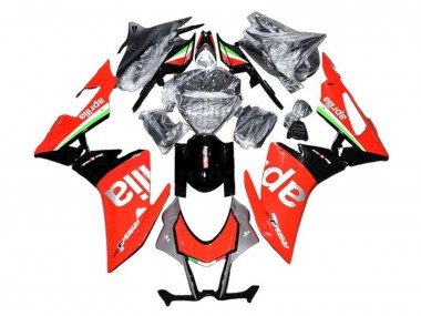 Descuento Carenados Moto Aprilia RSV4 1000 2009-2015 - Rojo Plata Negro Verde Blanco