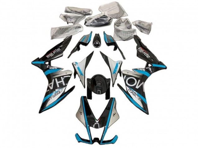 Descuento Carenados Moto Aprilia RSV4 1000 2009-2015 - Plata Negro Azul