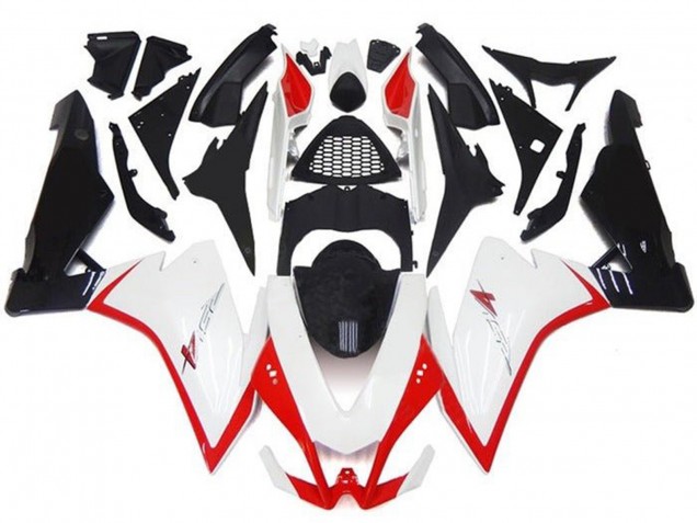 Descuento Carenados Moto Aprilia RSV4 1000 2009-2015 - Blanco Rojo Negro