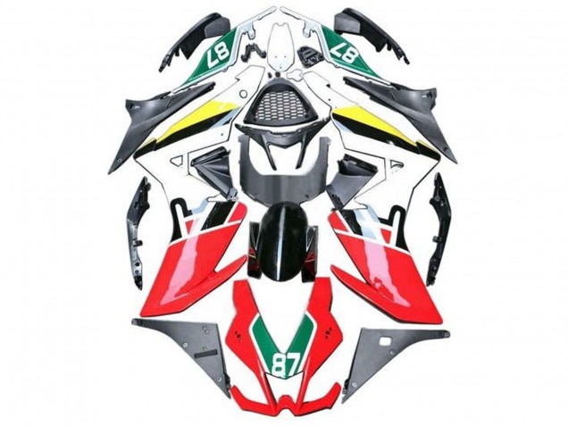 Descuento Carenados Moto Aprilia RSV4 1000 2009-2015 - Rojo Blanco Negro Verde Amarillo 87