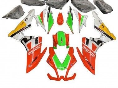 Descuento Carenados Moto Aprilia RSV4 1000 2009-2015 - Rojo Verde Blanco Amarillo
