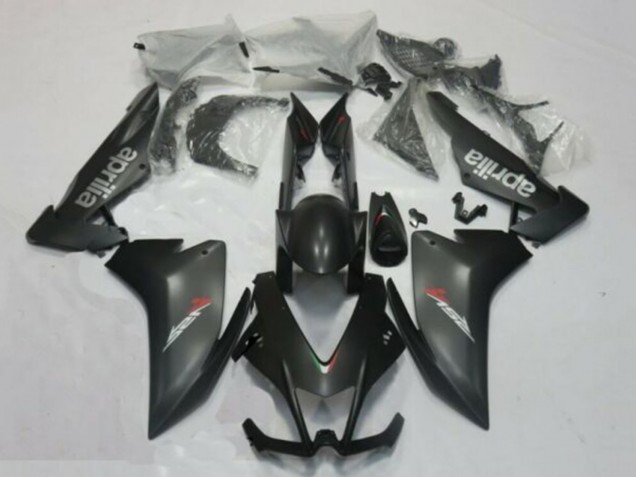 Descuento Carenados Moto Aprilia RSV4 1000 2009-2015 - Negro Mate Plata Rojo Calcomanía
