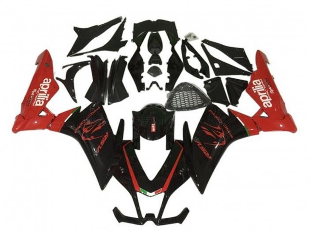 Descuento Carenado Moto Aprilia RSV4 1000 2009-2015 - Negro Rojo