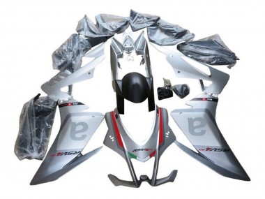 Descuento Carenados Moto Aprilia RSV4 1000 2016-2020 - Plata Gris Rojo Negro