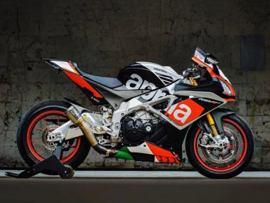 Descuento Carenados Moto Aprilia RSV4 1000 2016-2020 - Negro Mate Plata Rojo Verde