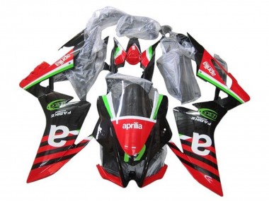 Descuento Carenados Moto Aprilia RSV4 1000 2016-2020 - Rojo Negro Verde Raya