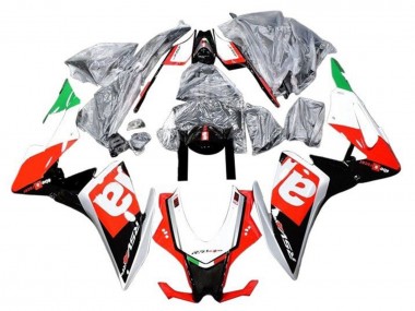 Descuento Carenados Moto Aprilia RSV4 1000 2016-2020 - Rojo Negro Plata Verde