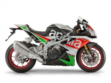 Descuento Carenado Moto Aprilia RSV4 1000 2016-2020 - Plata Rojo Negro Verde