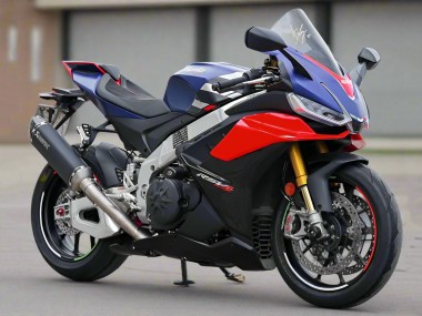 Descuento Carenados Moto Aprilia RSV4 1100 2021-2024 - Azul Mate Rojo Brillante Negro