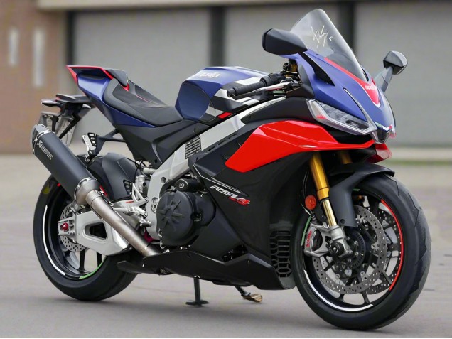 Descuento Carenados Moto Aprilia RSV4 1100 2021-2024 - Azul Mate Rojo Brillante Negro