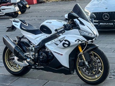 Descuento Carenados Moto Aprilia RSV4 1100 2021-2024 - Blanco Negro