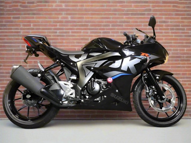 Descuento Carenados Moto Suzuki GSXR125 2017-2025 - Negro Plata Azul