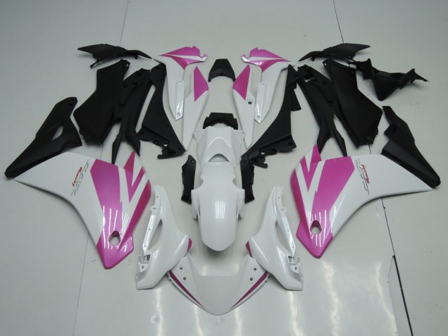 Descuento Carenados Moto Honda CBR125R 2002-2006 - Blanco Rosa Negro Mate