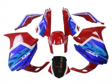 Descuento Carenados Moto Honda VFR 1200 2010-2014 - Blanco Rojo Azul