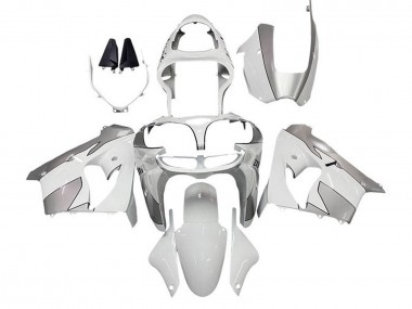 Descuento Carenados Moto Kawasaki ZX9R 2000-2001 - Blanco Plata