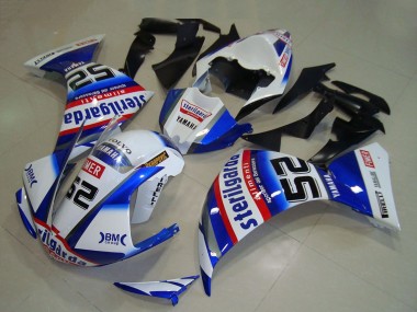 Descuento Carenados Moto Yamaha YZF R1 2009-2011 - Blanco Azul Rojo Negro Sterilgarda