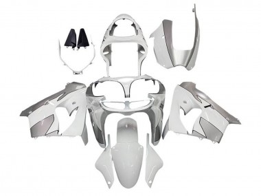Descuento Carenados Moto Kawasaki ZX9R 2002-2003 - Blanco Plata