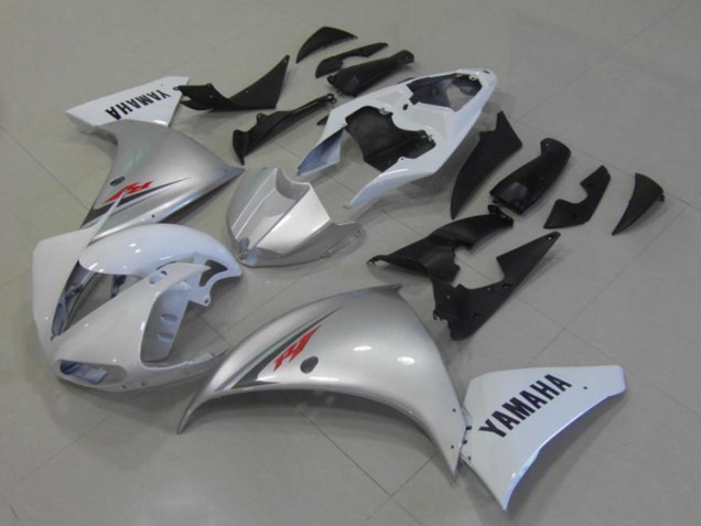 Descuento Carenados Moto Yamaha YZF R1 2009-2011 - Blanco Plata