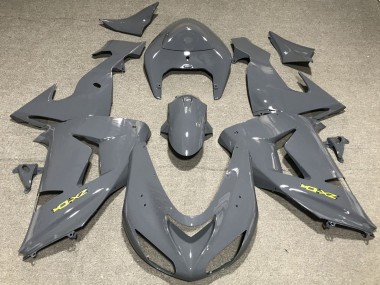 Descuento Carenados Moto Kawasaki ZX10R 2006-2007 - Nardo Gris Amarillo