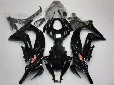Descuento Carenados Moto Kawasaki ZX10R 2011-2015 - Negro Brillante Rojo