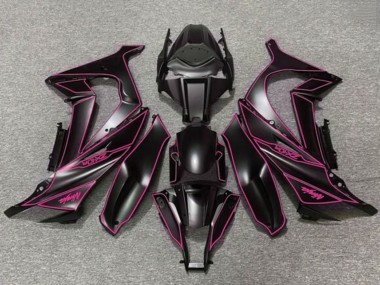 Descuento Carenados Moto Kawasaki ZX10R 2011-2015 - Negro Mate Púrpura