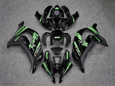 Descuento Carenados Moto Kawasaki ZX10R 2016-2020 - Negro Brillante Verde
