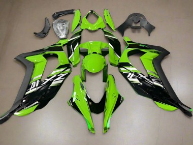 Descuento Carenados Moto Kawasaki ZX10R 2016-2020 - Verde Negro Brillante