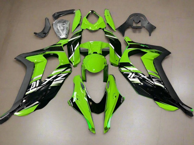 Descuento Carenados Moto Kawasaki ZX10R 2016-2020 - Verde Negro Brillante