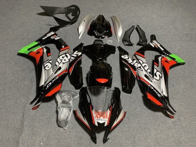 Descuento Carenados Moto Kawasaki ZX10R 2016-2020 - Negro Brillante Rojo Plata Verde
