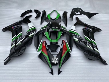 Descuento Carenados Moto Kawasaki ZX10R 2016-2020 - Negro Mate Verde Rojo Blanco Nieve