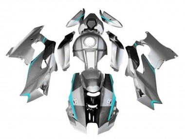 Descuento Carenados Moto Kawasaki ZX10R 2021-2025 - Plata Gris Negro Azul