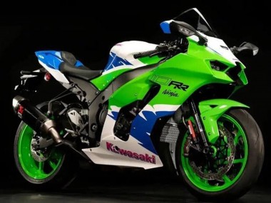 Descuento Carenados Moto Kawasaki ZX10R 2021-2025 - Verde Blanco Azul Rojo
