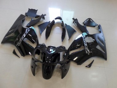Descuento Carenados Moto Kawasaki ZX12R 2002-2006 - Negro Brillante Negro Mate