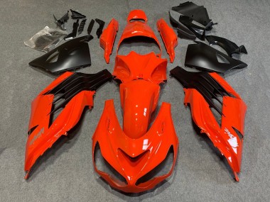 Descuento Carenados Moto Kawasaki ZX14R ZZR1400 2006-2011 - Rojo Negro Mate