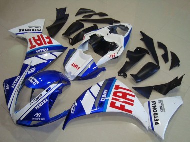 Descuento Carenados Moto Yamaha YZF R1 2012-2014 - Blanco Azul Rojo Fiat