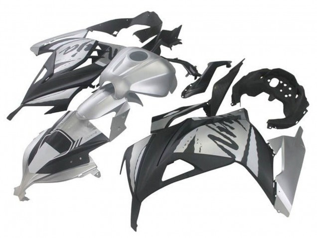 Descuento Carenados Moto Kawasaki EX300 2013-2024 - Plata Negro