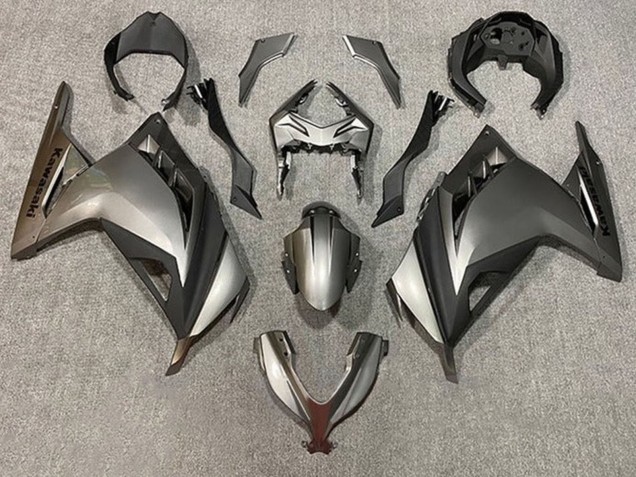 Descuento Carenados Moto Kawasaki EX300 2013-2024 - Plata Negro Mate