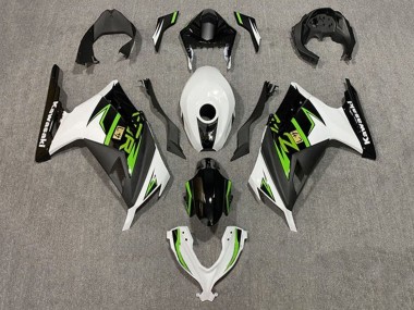Descuento Carenados Moto Kawasaki EX300 2013-2024 - Blanco Verde Negro